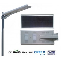 Lampadaire Solaire Intégré 20W