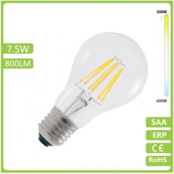 Ampoule LED Filament E27 - 8W - Jaune